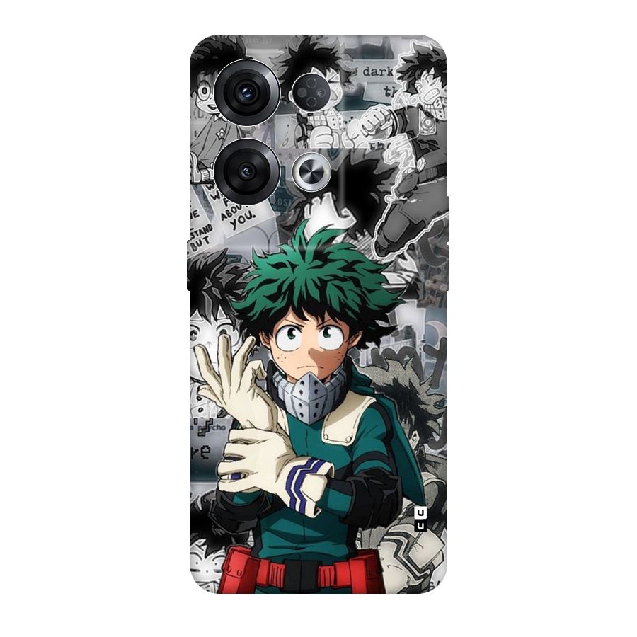 Izuku Midoriya Back Case for Oppo Reno8 Pro 5G