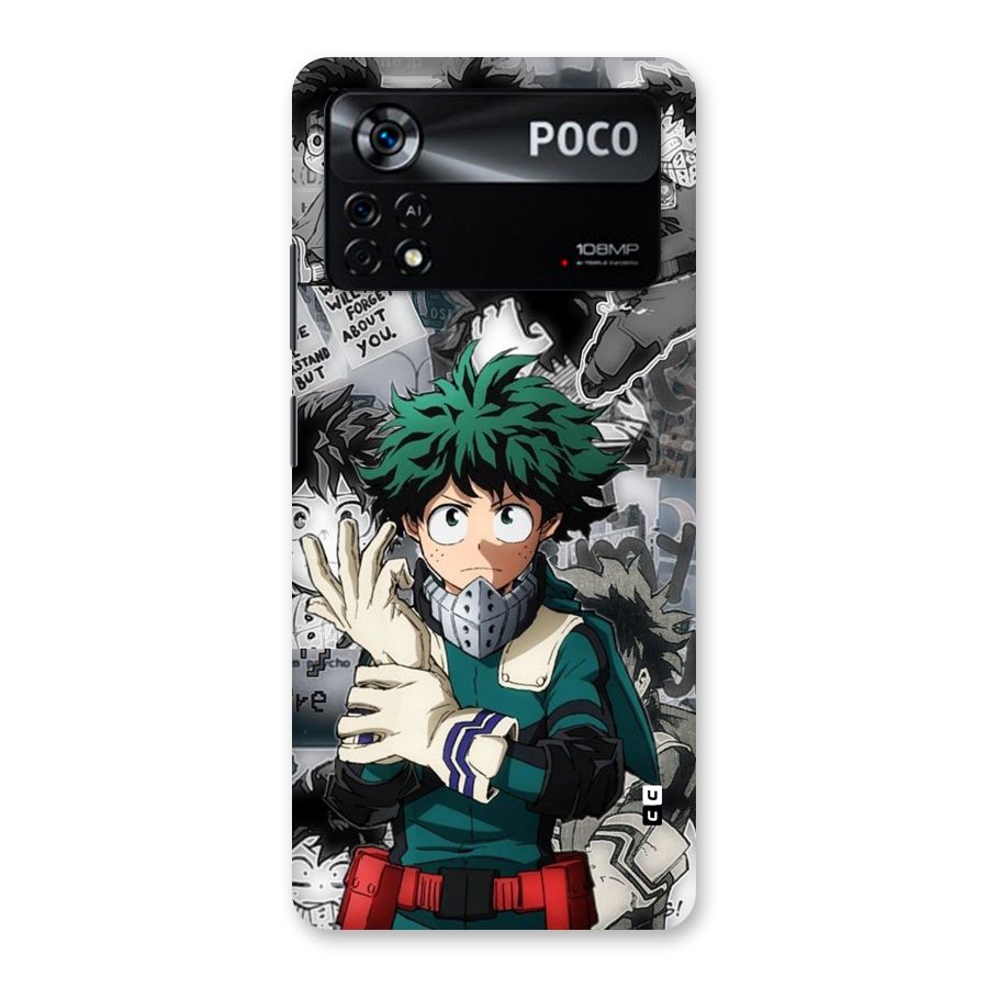 Izuku Midoriya Back Case for Poco X4 Pro 5G