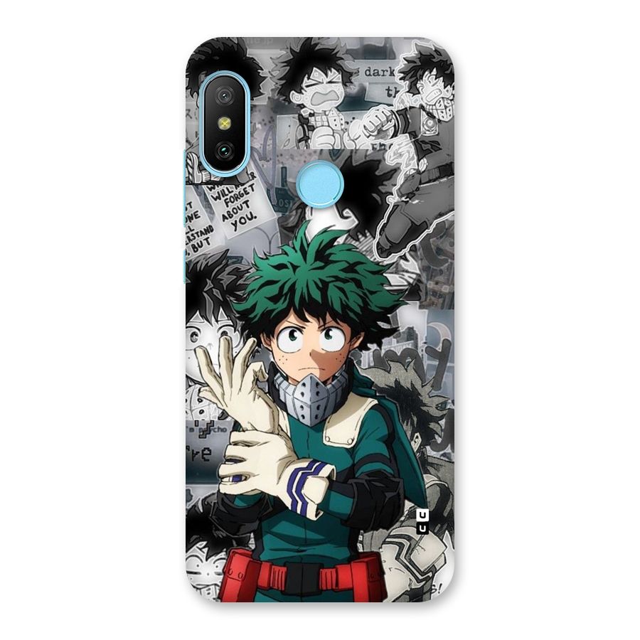 Izuku Midoriya Back Case for Redmi 6 Pro