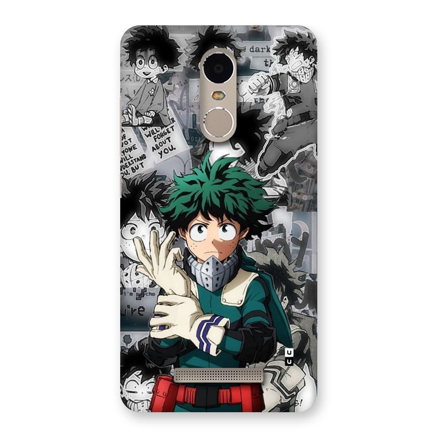 Izuku Midoriya Back Case for Redmi Note 3