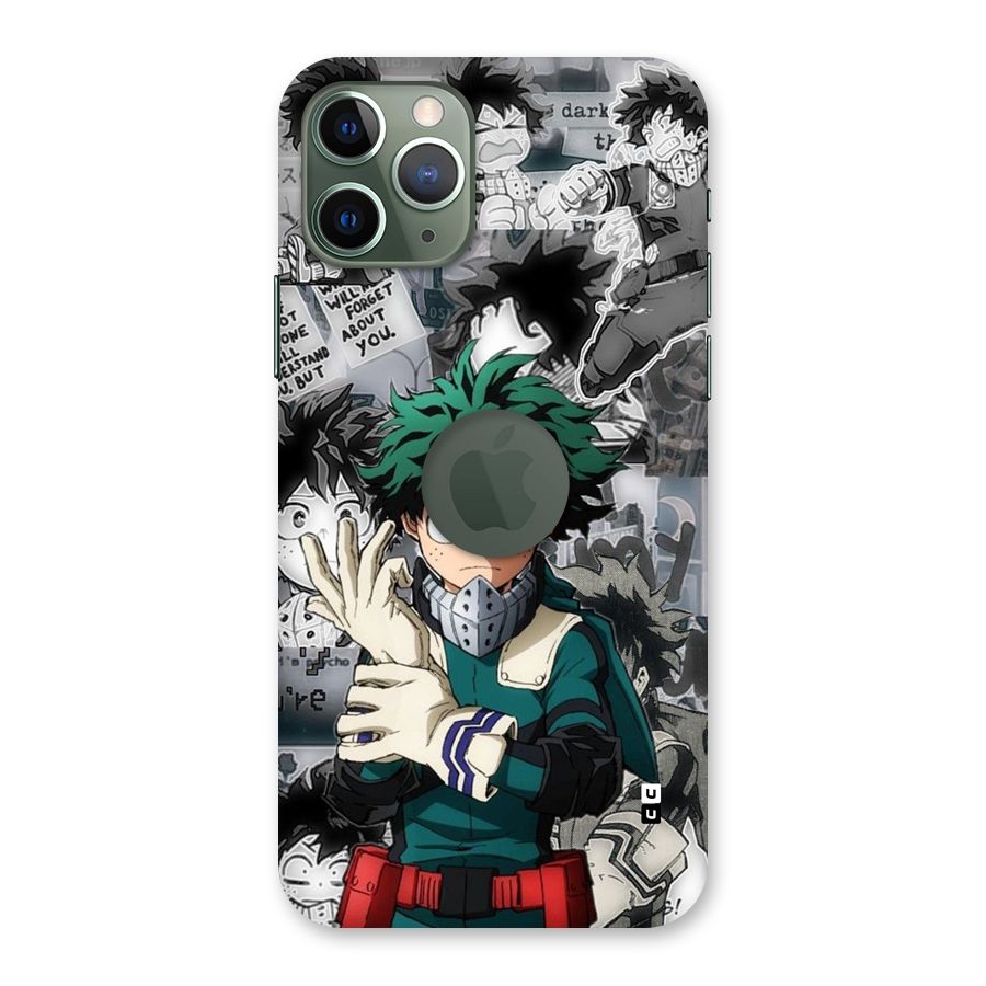 Izuku Midoriya Back Case for iPhone 11 Pro Logo Cut