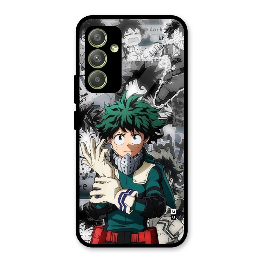 Izuku Midoriya Glass Back Case for Galaxy A54