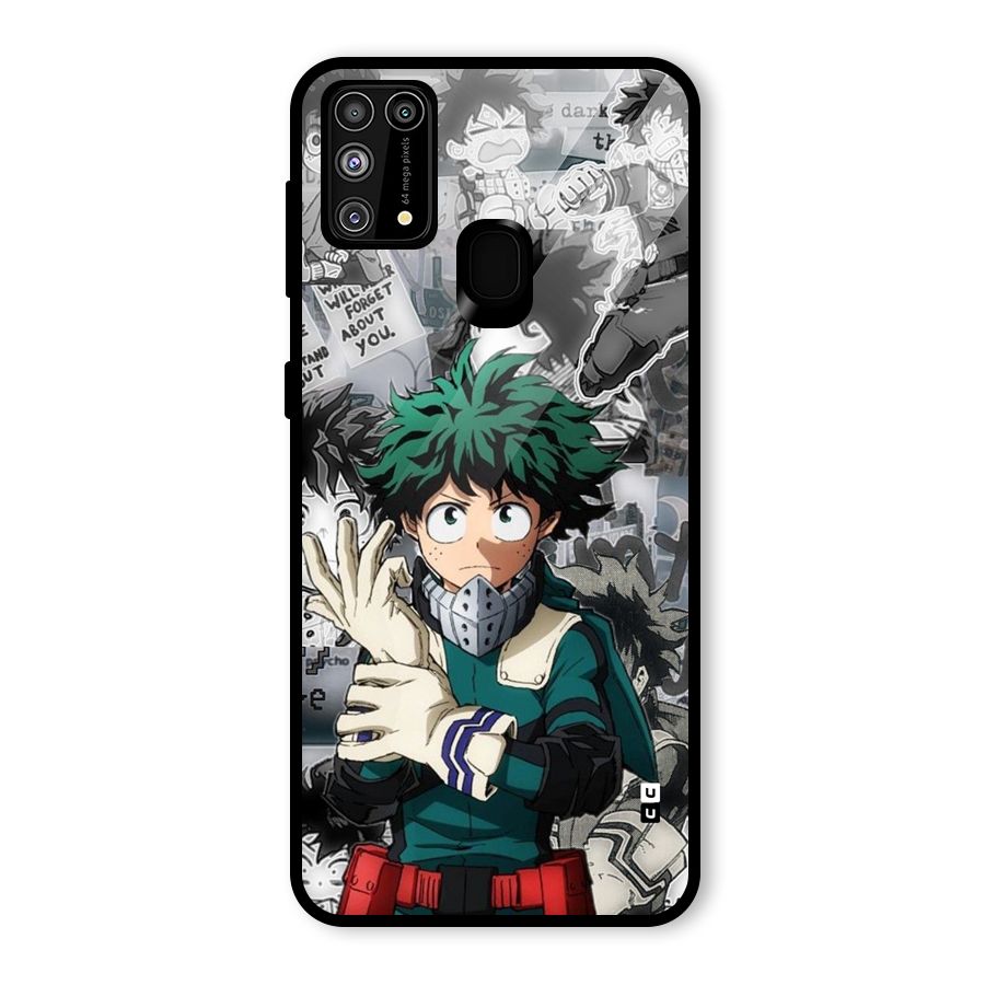 Izuku Midoriya Glass Back Case for Galaxy M31