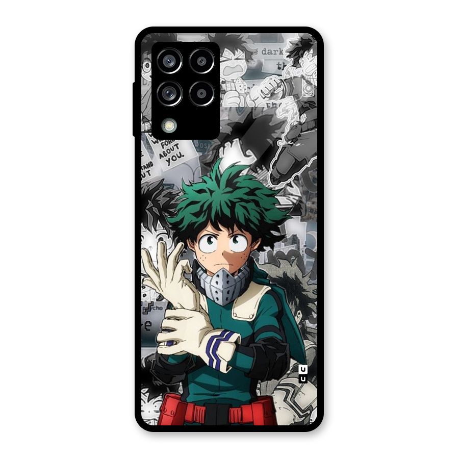 Izuku Midoriya Glass Back Case for Galaxy M53 5G