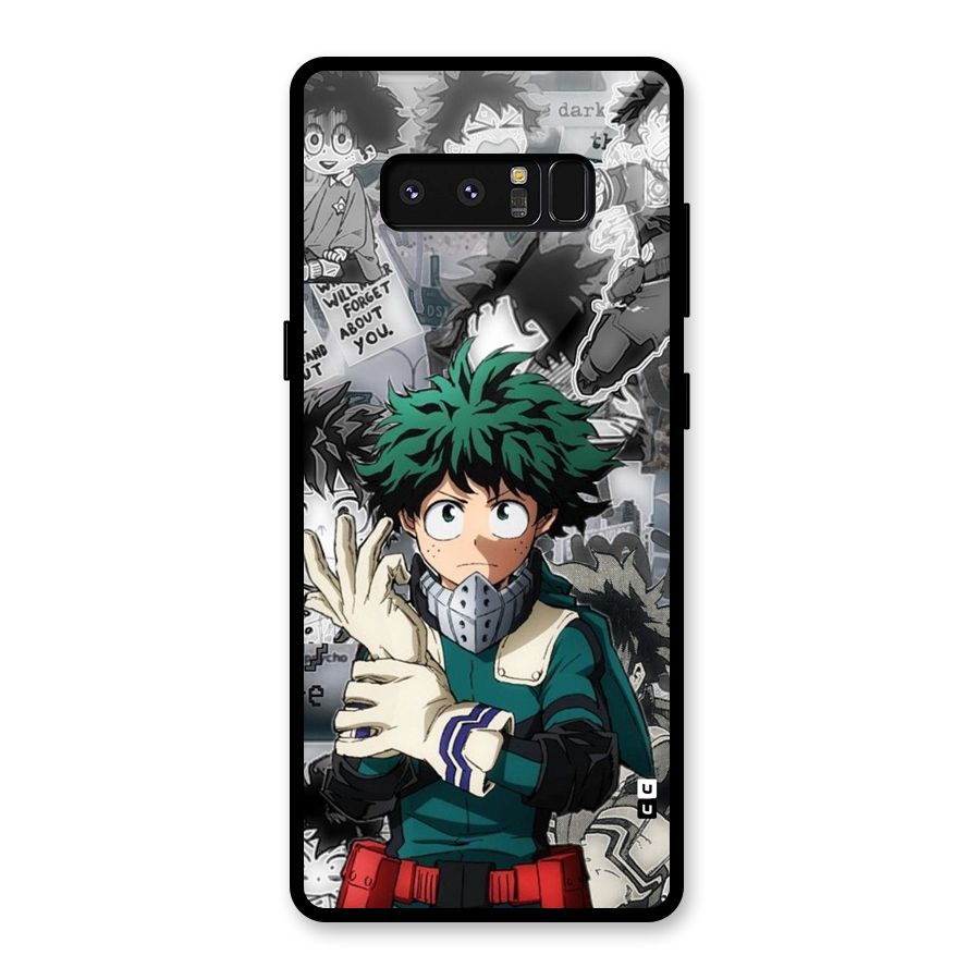Izuku Midoriya Glass Back Case for Galaxy Note 8