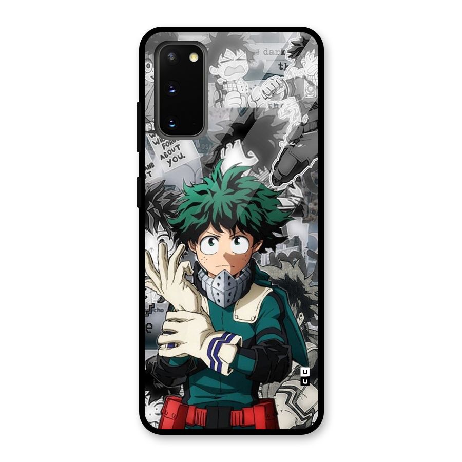 Izuku Midoriya Glass Back Case for Galaxy S20