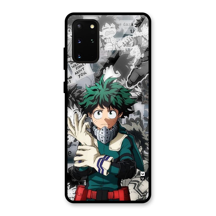 Izuku Midoriya Glass Back Case for Galaxy S20 Plus