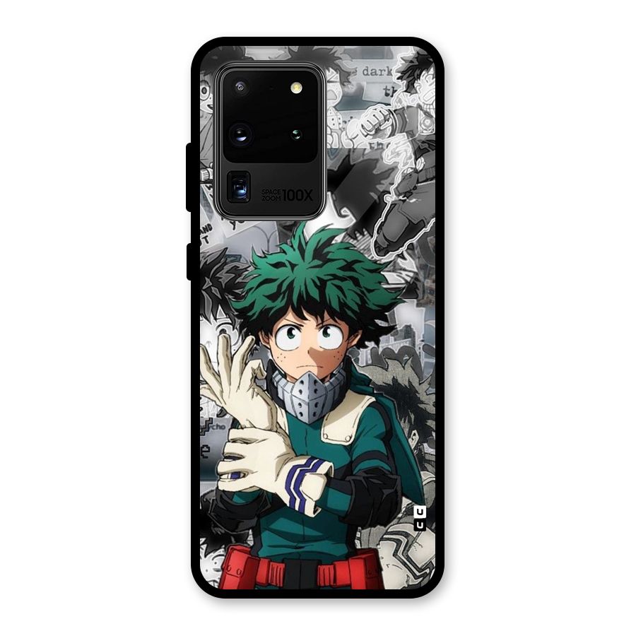 Izuku Midoriya Glass Back Case for Galaxy S20 Ultra