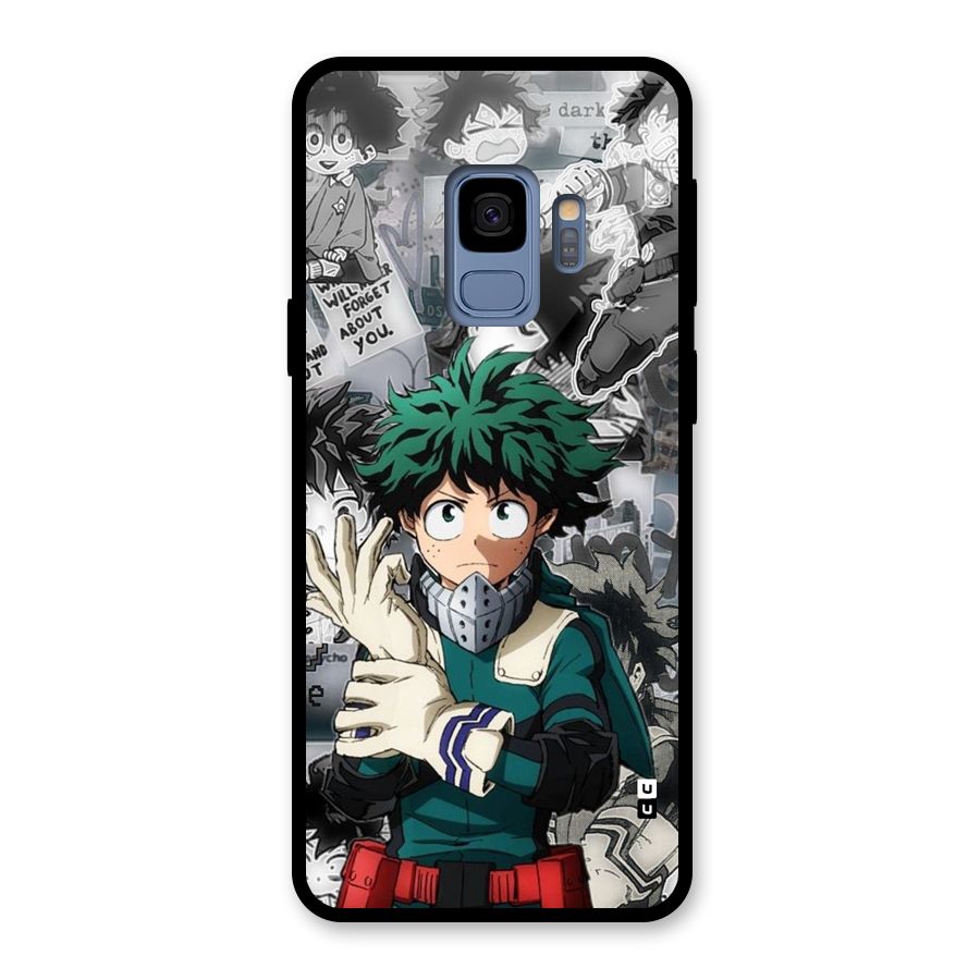 Izuku Midoriya Glass Back Case for Galaxy S9