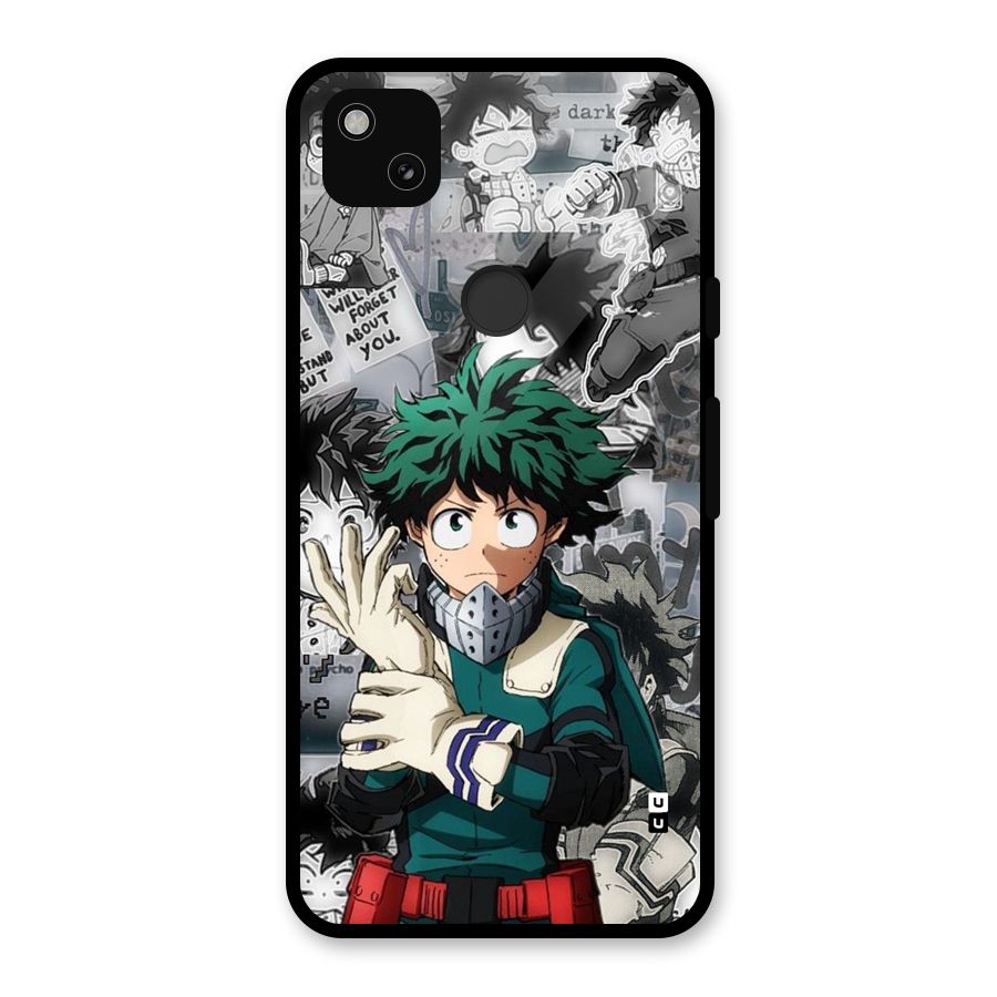 Izuku Midoriya Glass Back Case for Google Pixel 4a