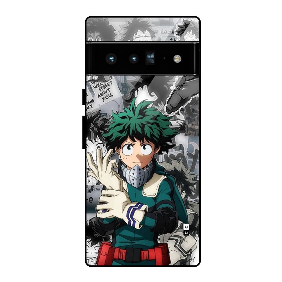 Izuku Midoriya Glass Back Case for Google Pixel 6 Pro