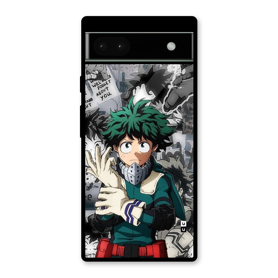 Izuku Midoriya Glass Back Case for Google Pixel 6a