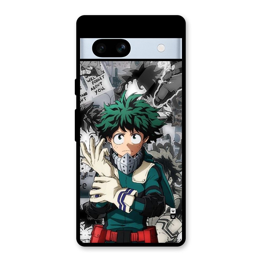 Izuku Midoriya Glass Back Case for Google Pixel 7a