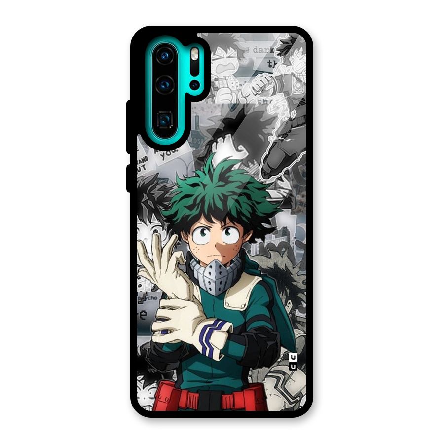 Izuku Midoriya Glass Back Case for Huawei P30 Pro