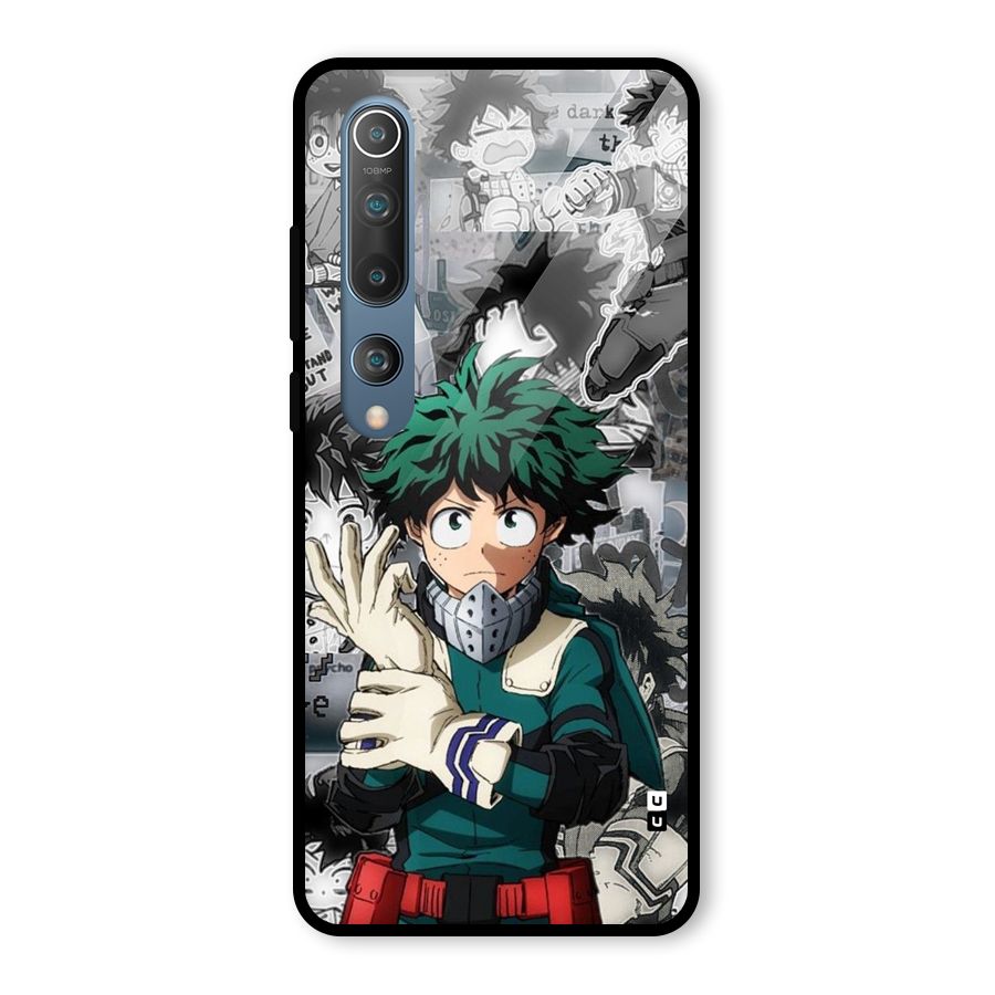 Izuku Midoriya Glass Back Case for Mi 10