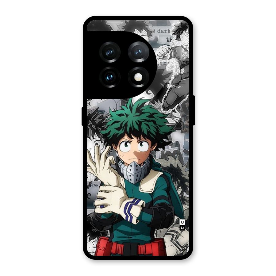 Izuku Midoriya Glass Back Case for OnePlus 11