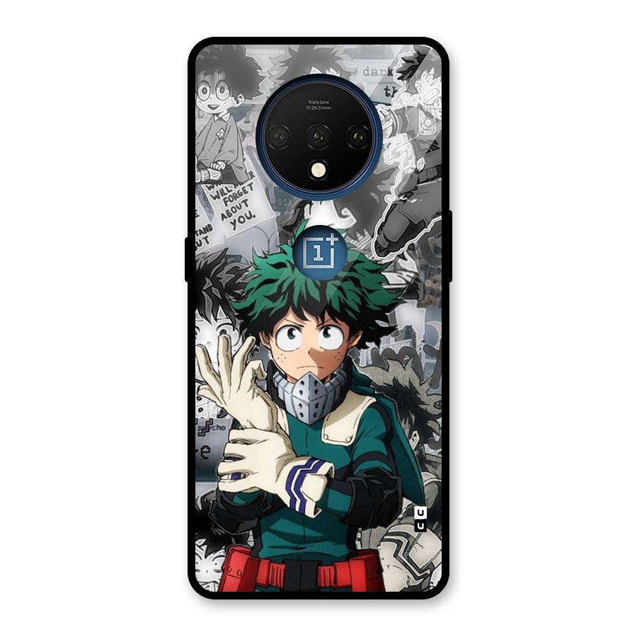Izuku Midoriya Glass Back Case for OnePlus 7T