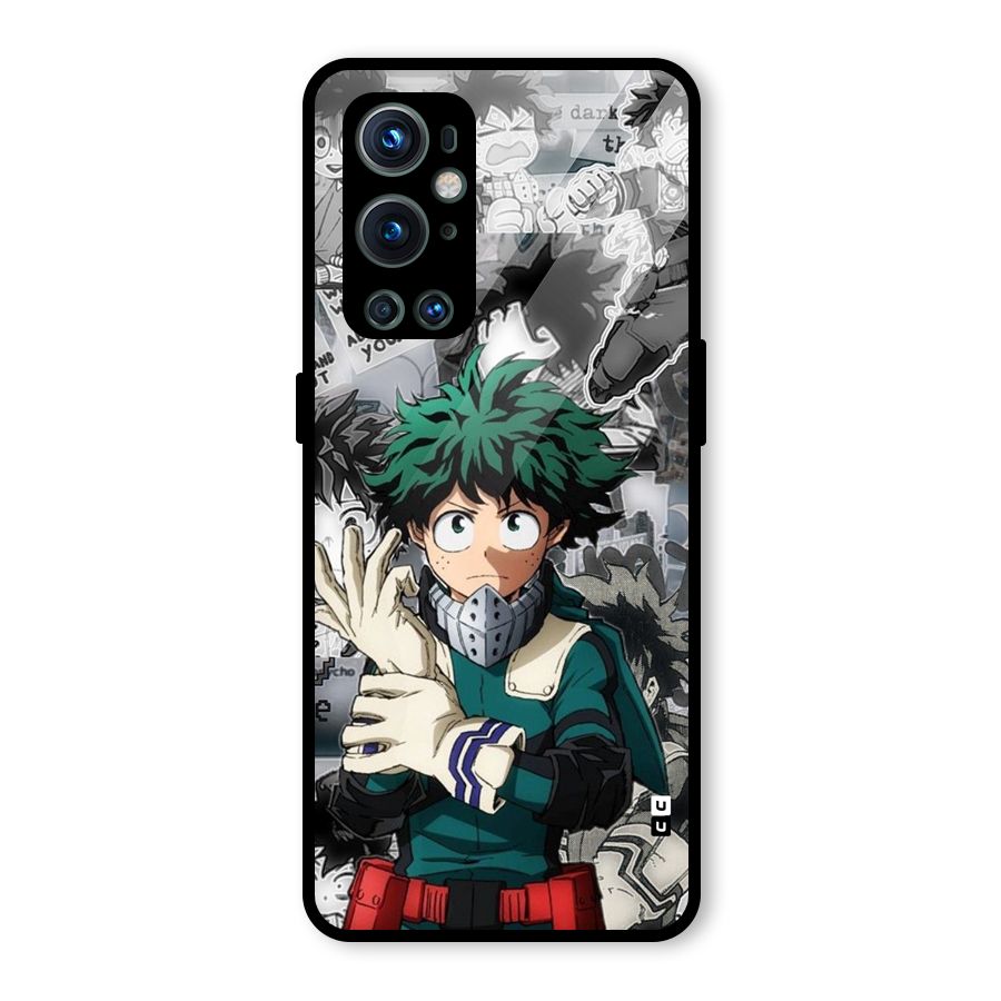 Izuku Midoriya Glass Back Case for OnePlus 9 Pro