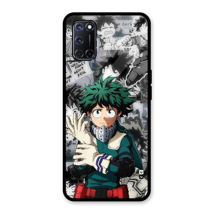 Izuku Midoriya Glass Back Case for Oppo A52