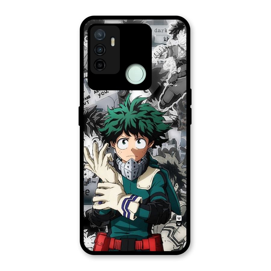 Izuku Midoriya Glass Back Case for Oppo A53