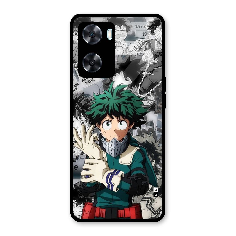 Izuku Midoriya Glass Back Case for Oppo A77s