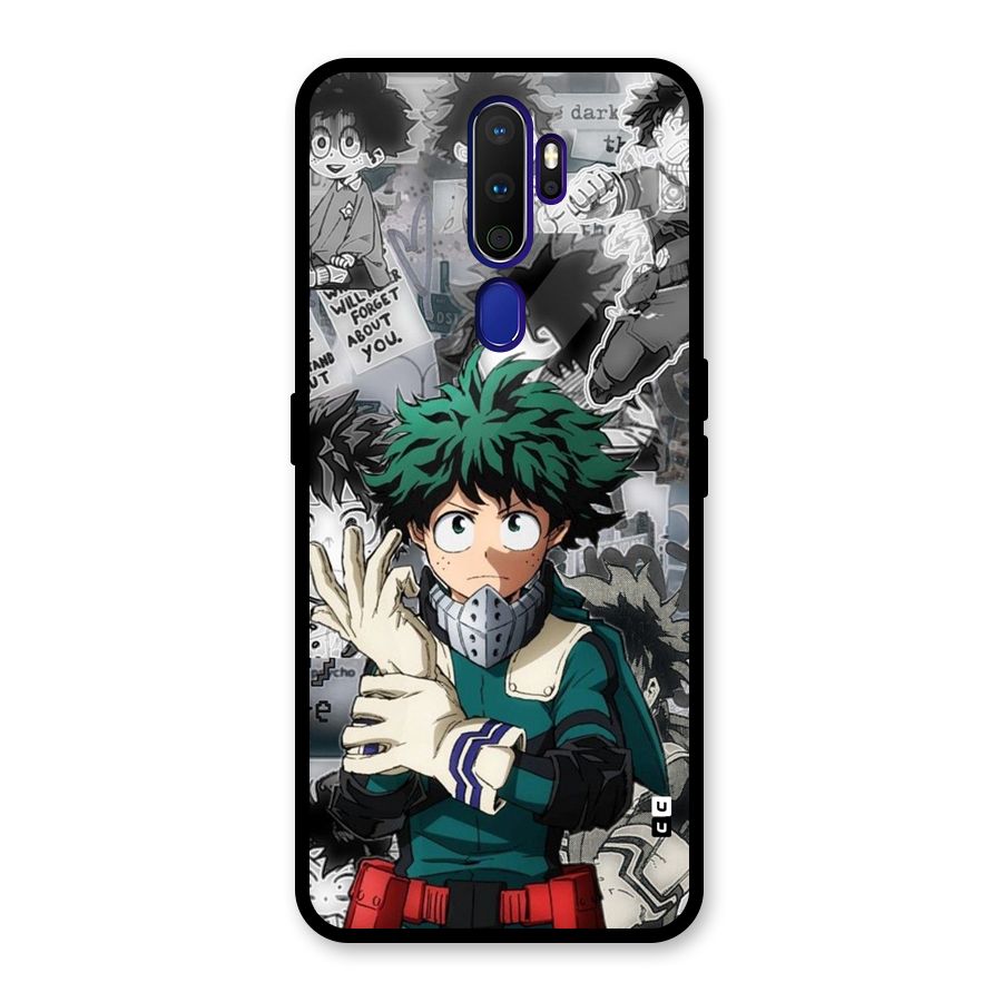 Izuku Midoriya Glass Back Case for Oppo A9 (2020)