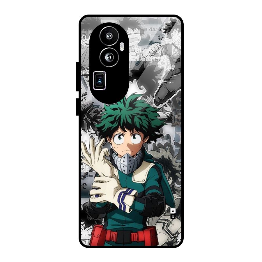 Izuku Midoriya Glass Back Case for Oppo Reno10 Pro Plus