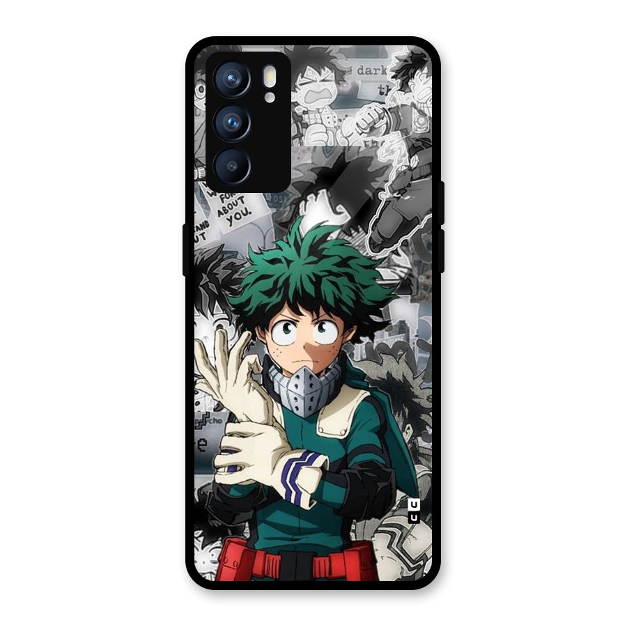 Izuku Midoriya Glass Back Case for Oppo Reno6 5G