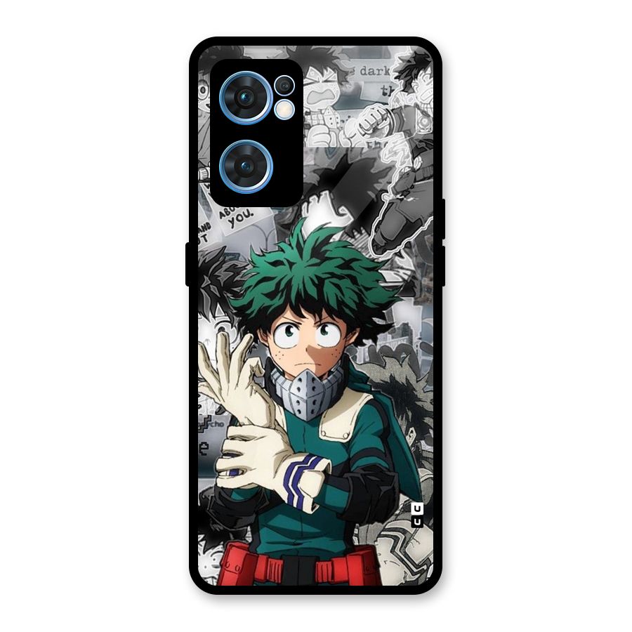 Izuku Midoriya Glass Back Case for Oppo Reno7 5G