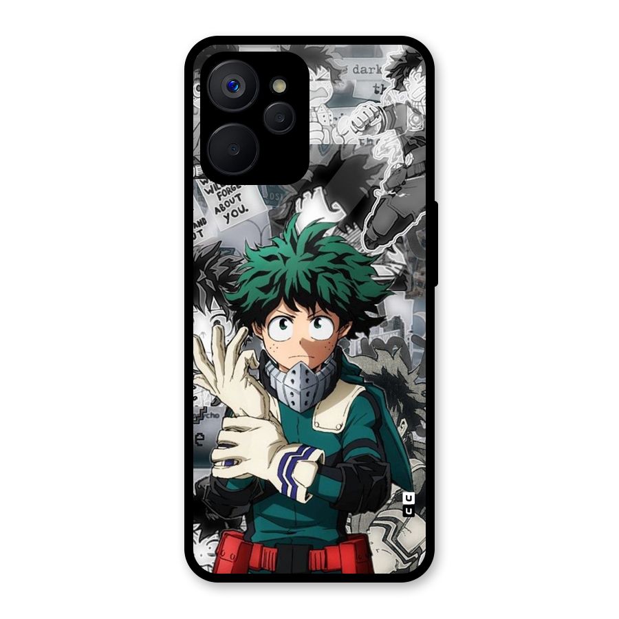 Izuku Midoriya Glass Back Case for Realme 9i 5G