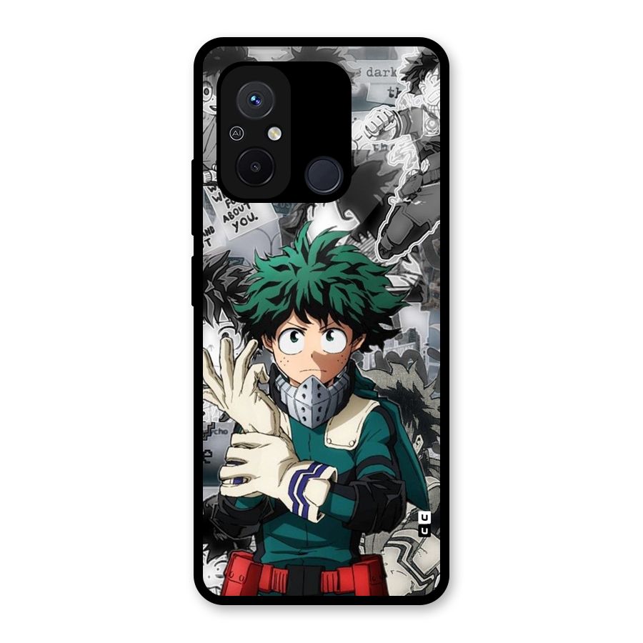 Izuku Midoriya Glass Back Case for Redmi 12C