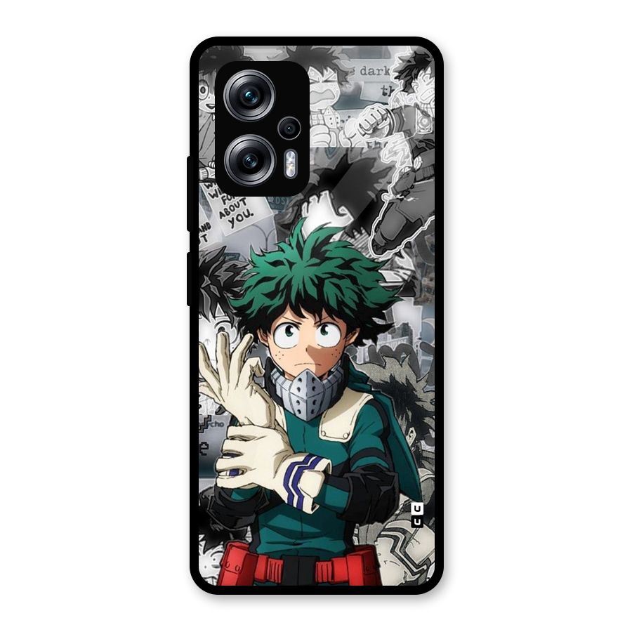Izuku Midoriya Glass Back Case for Redmi K50i