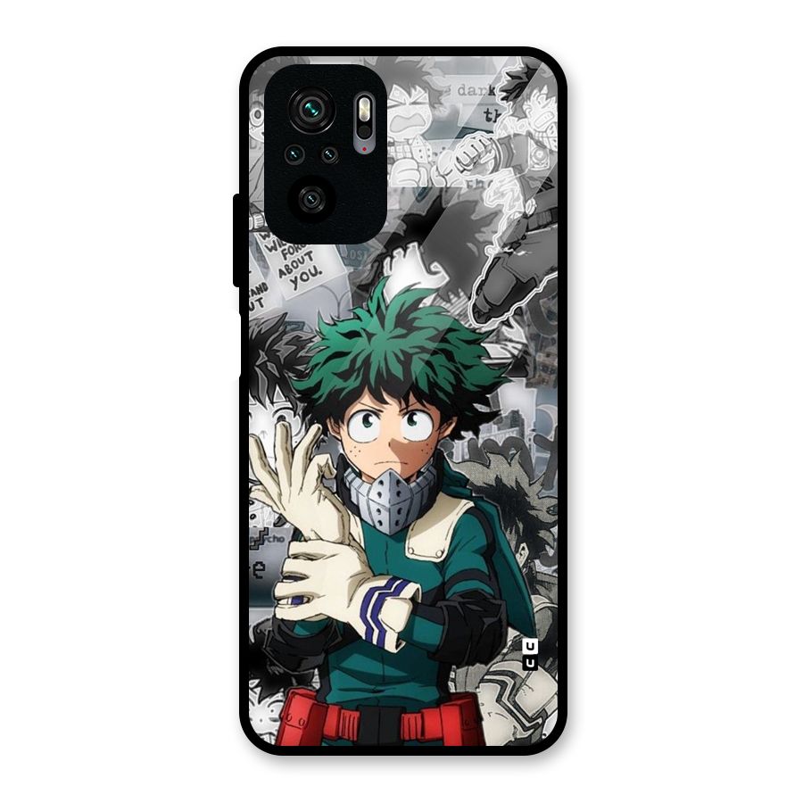 Izuku Midoriya Glass Back Case for Redmi Note 11 SE