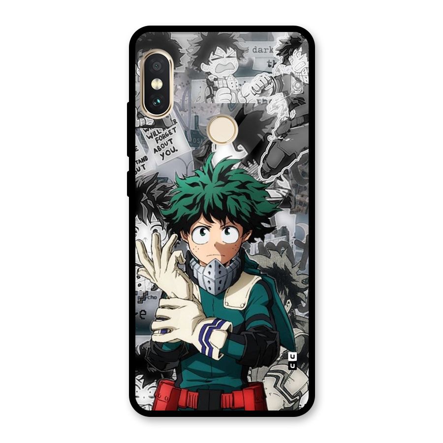 Izuku Midoriya Glass Back Case for Redmi Note 5 Pro