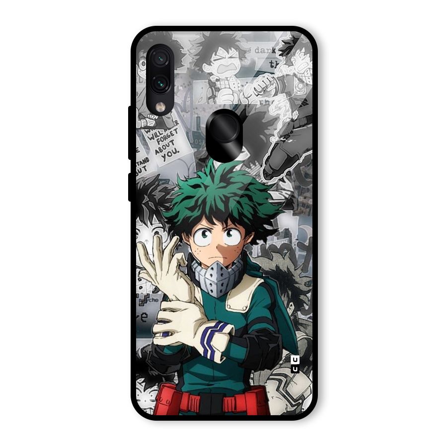Izuku Midoriya Glass Back Case for Redmi Note 7S