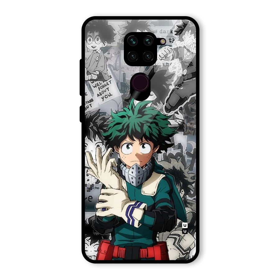 Izuku Midoriya Glass Back Case for Redmi Note 9