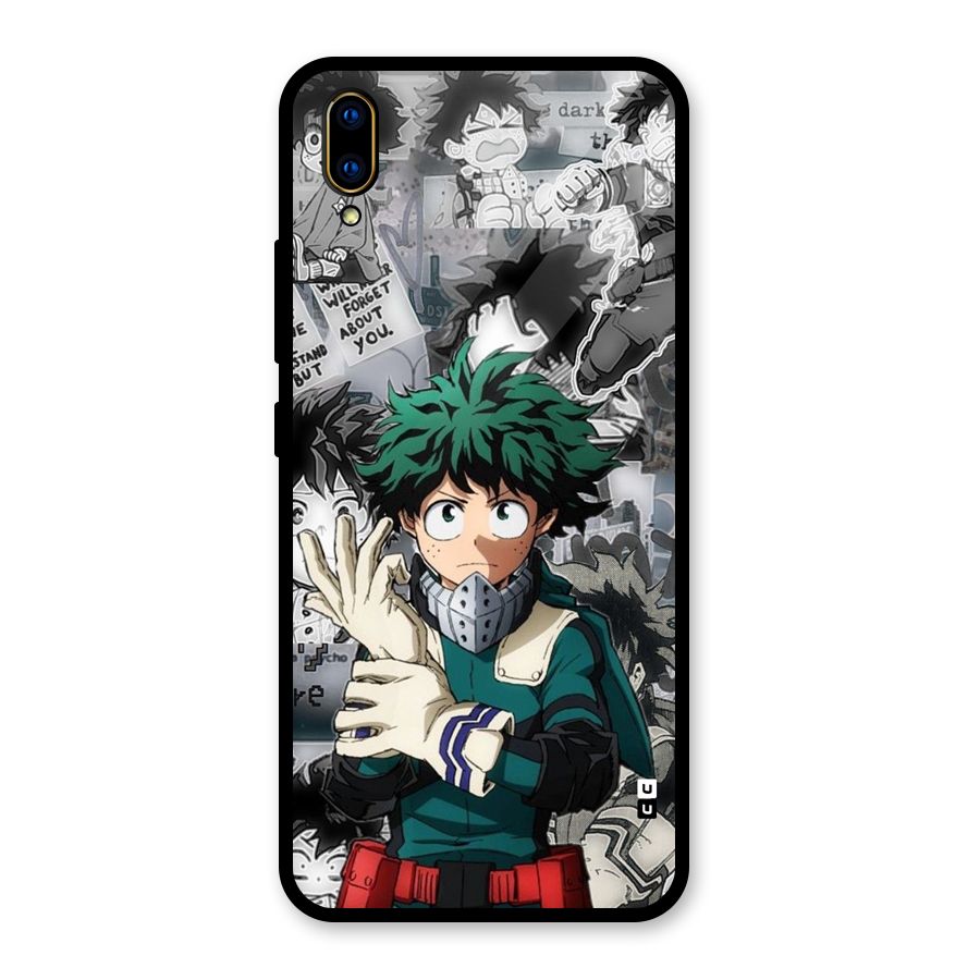 Izuku Midoriya Glass Back Case for Vivo V11 Pro