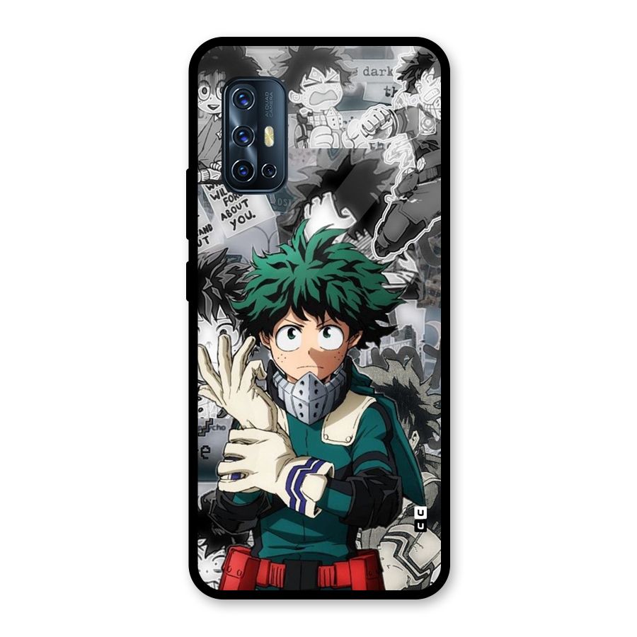 Izuku Midoriya Glass Back Case for Vivo V17