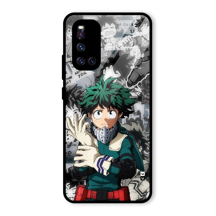Izuku Midoriya Glass Back Case for Vivo V19