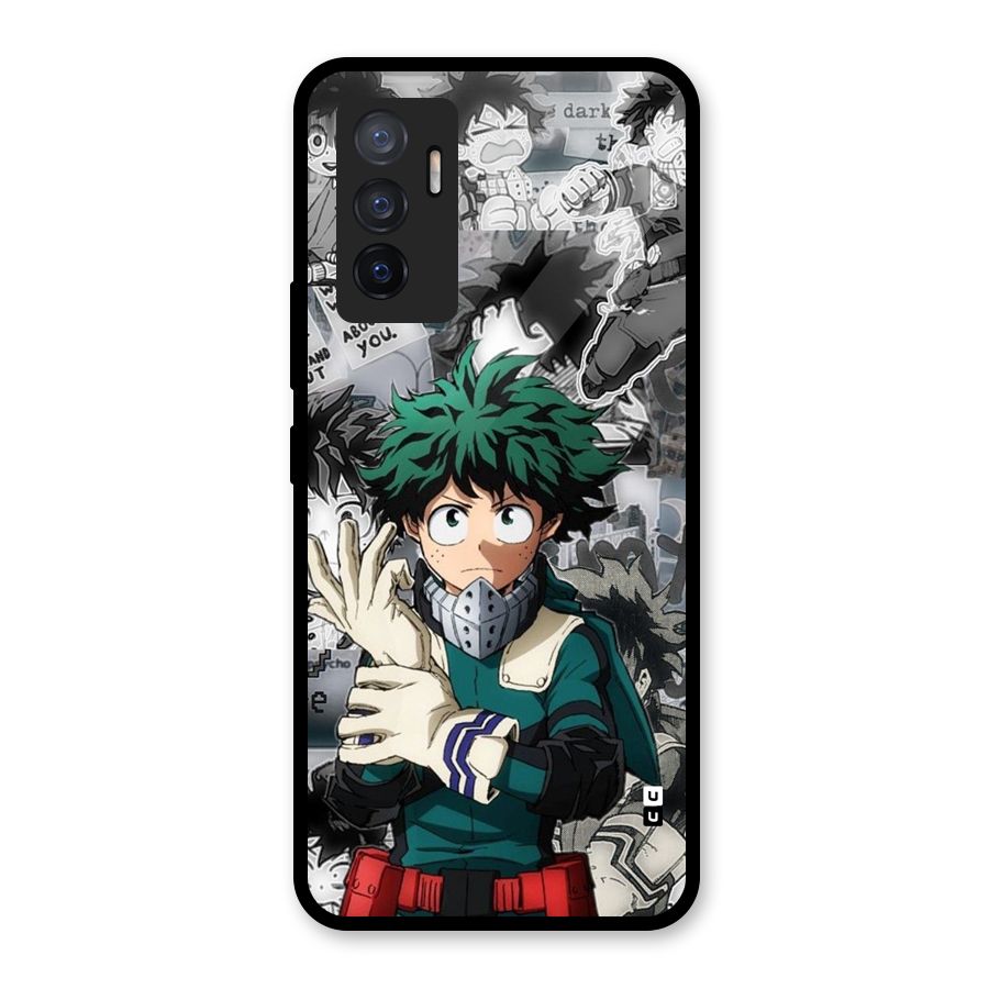 Izuku Midoriya Glass Back Case for Vivo V23e