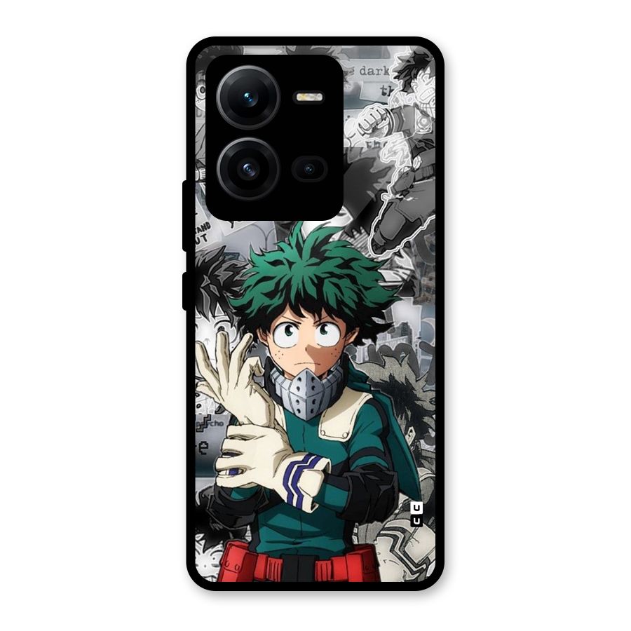 Izuku Midoriya Glass Back Case for Vivo V25