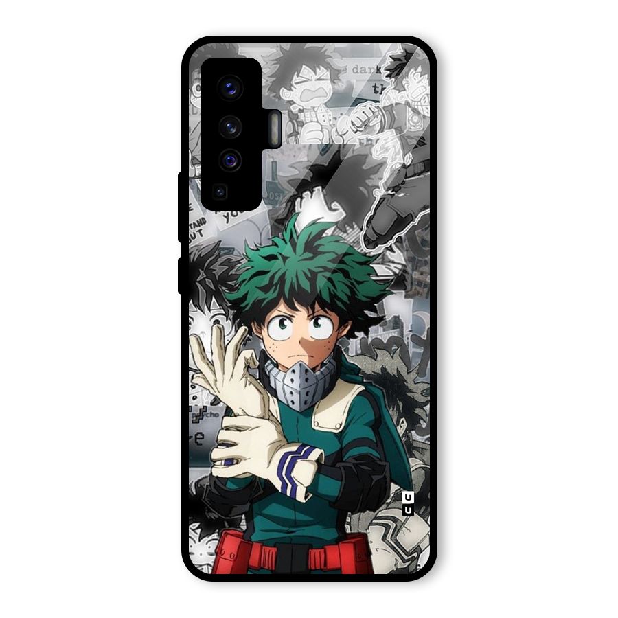 Izuku Midoriya Glass Back Case for Vivo X50