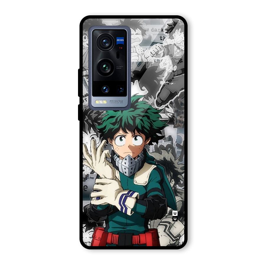 Izuku Midoriya Glass Back Case for Vivo X60 Pro Plus