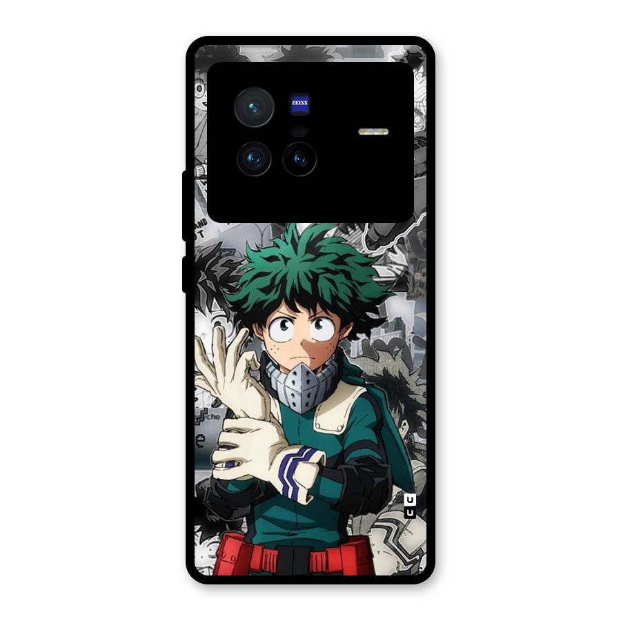 Izuku Midoriya Glass Back Case for Vivo X80