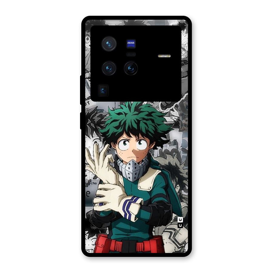 Izuku Midoriya Glass Back Case for Vivo X80 Pro