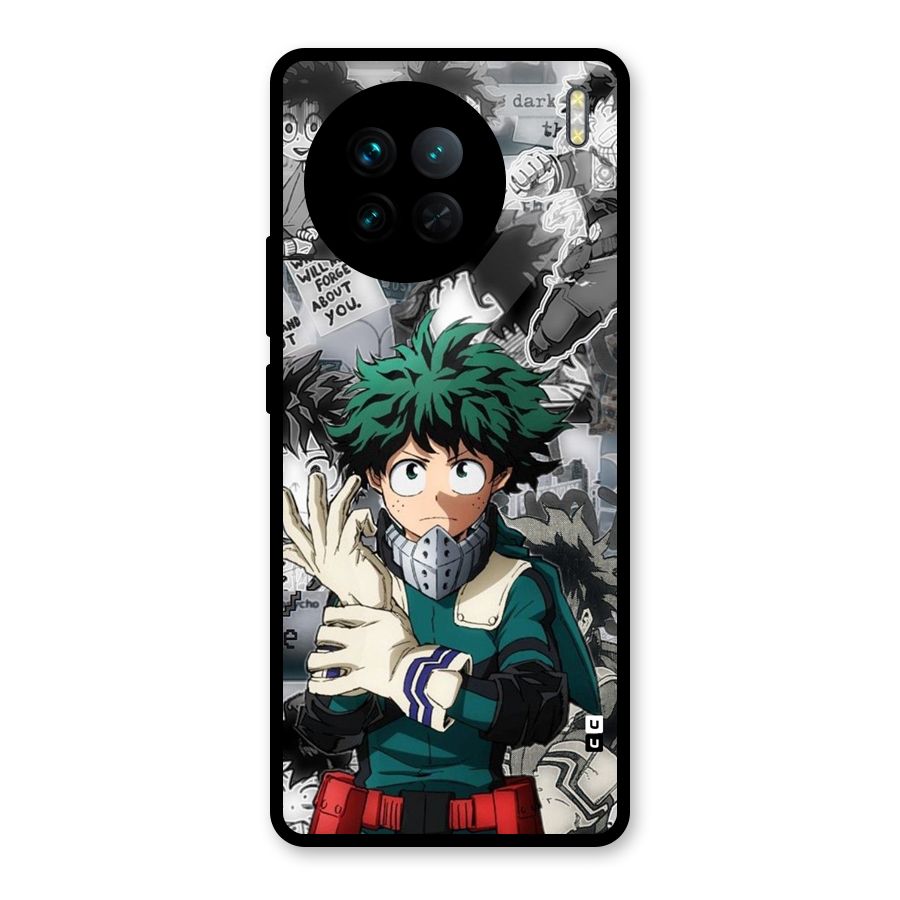 Izuku Midoriya Glass Back Case for Vivo X90