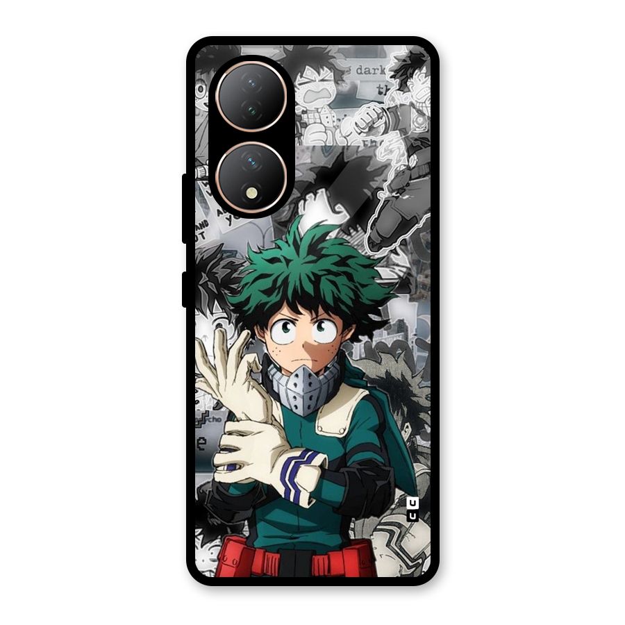 Izuku Midoriya Glass Back Case for Vivo Y100