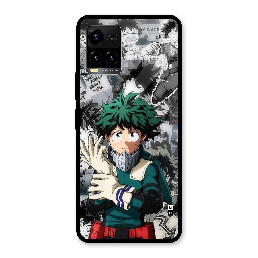 Izuku Midoriya Glass Back Case for Vivo Y21T