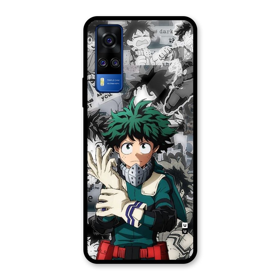 Izuku Midoriya Glass Back Case for Vivo Y31