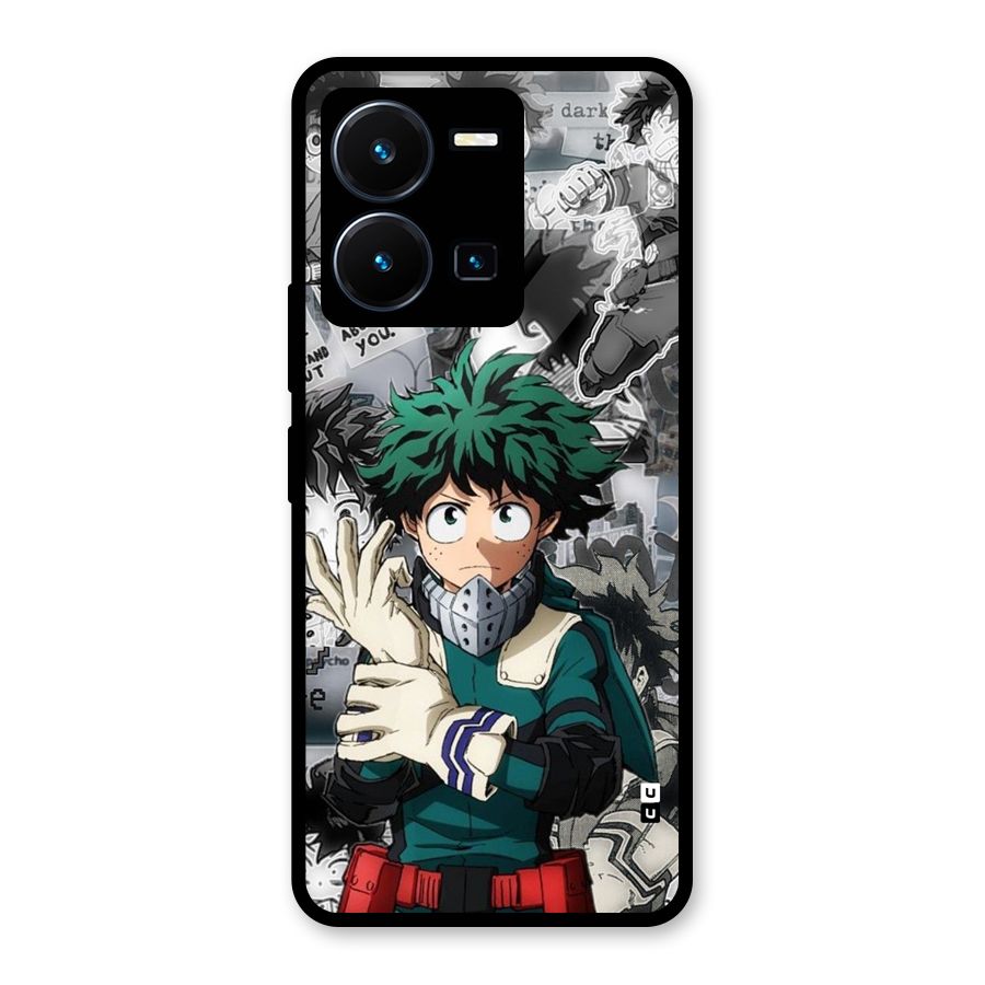 Izuku Midoriya Glass Back Case for Vivo Y35